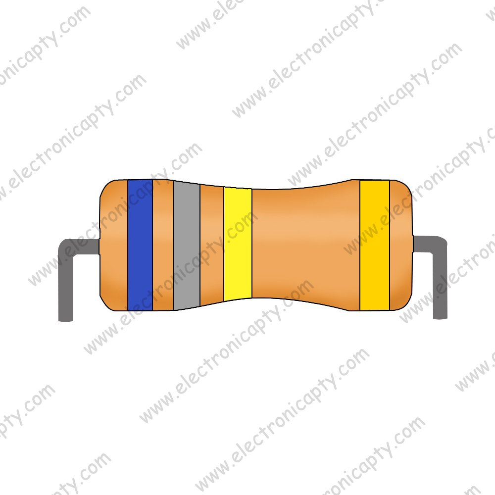 Resistencia 6.8 Ohm 1W - 5%